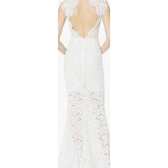 White Rachael Zoe  Size 4 Ball gown dress - Picture 2 of 2